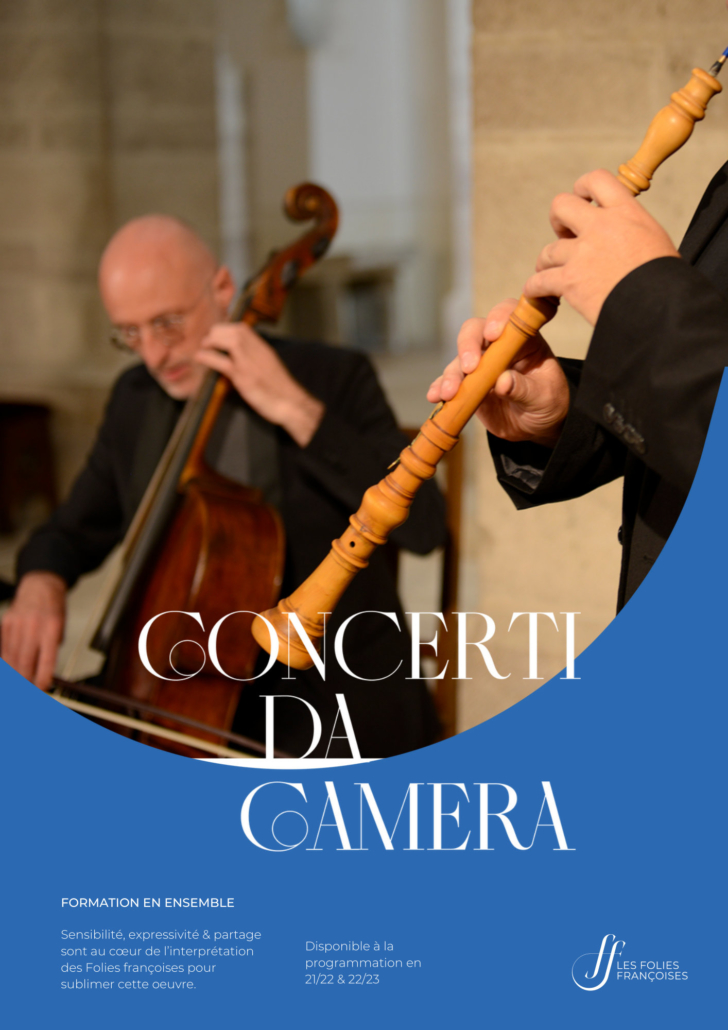 Programme "Concerti da Camera" - Folies françoises