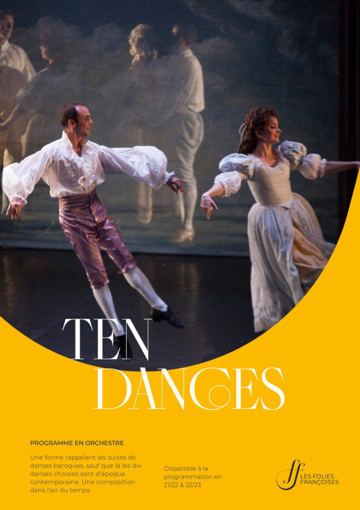 Programme "Ten Dances" - Folies françoises